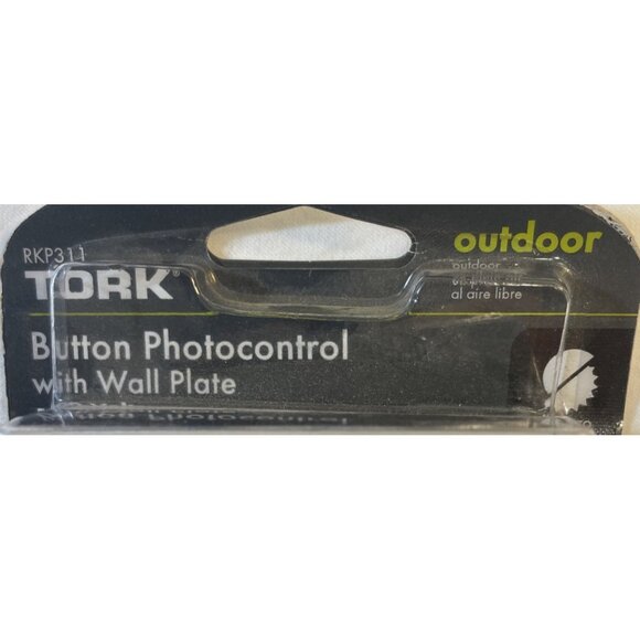 TORK RKP311 Outdoor 120-Volt Button Photocontrol , LED w/wall plate - Picture 2 of 3